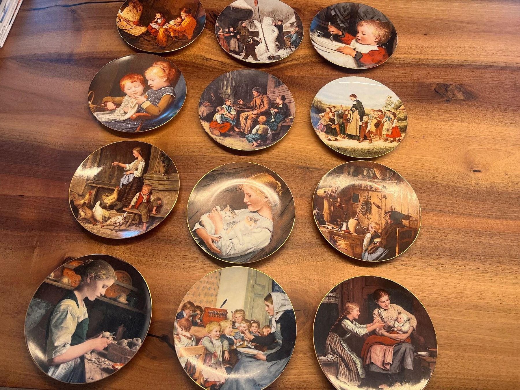 Teller: 13 Sammelteller Langenthal Albert Anker – Gebraucht aus Humlikon von suh_g5py