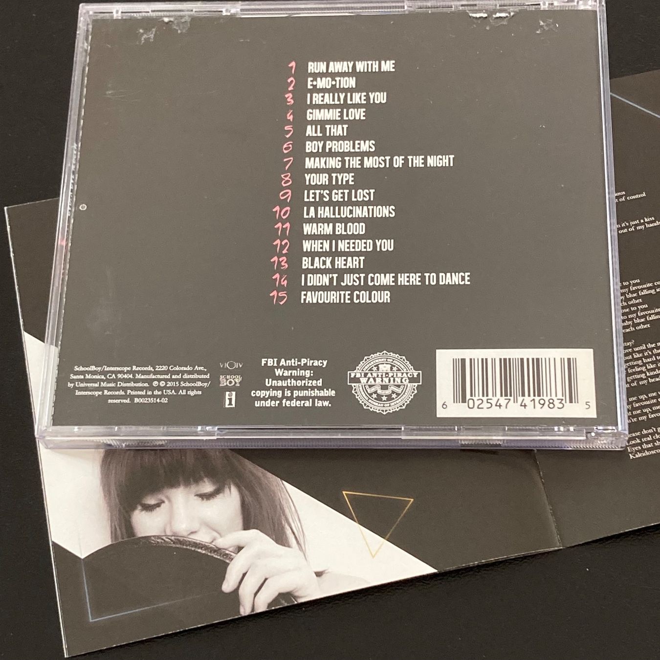 CDs: Carly Rae Jepsen - E•MO•TION – D'occasion à Bern par Ntsamina 1