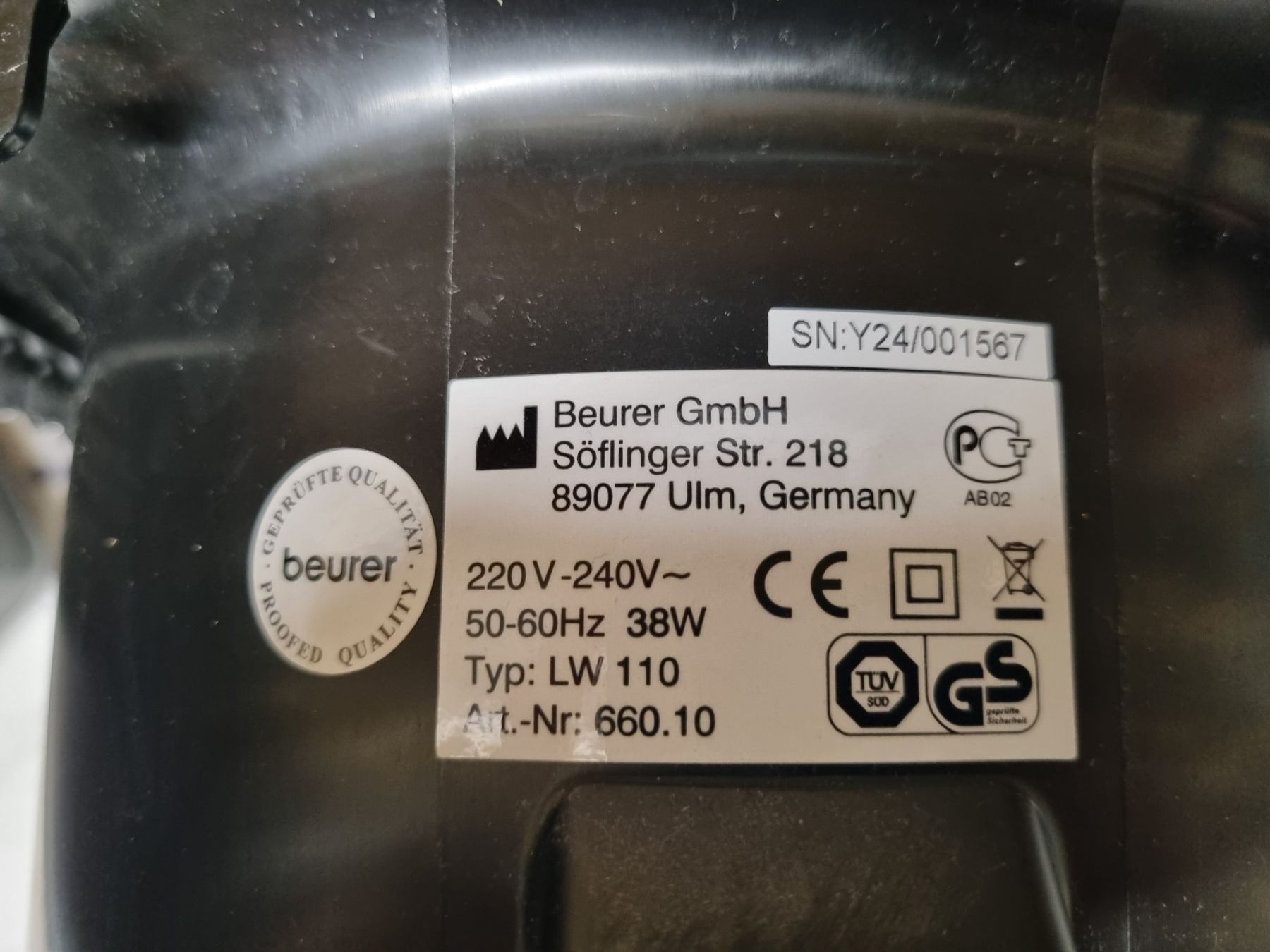 Beurer Purificatori d'aria: Beurer LW 110 (Luftreiniger) – Usato da St. Stephan venduto da Tinelj 4