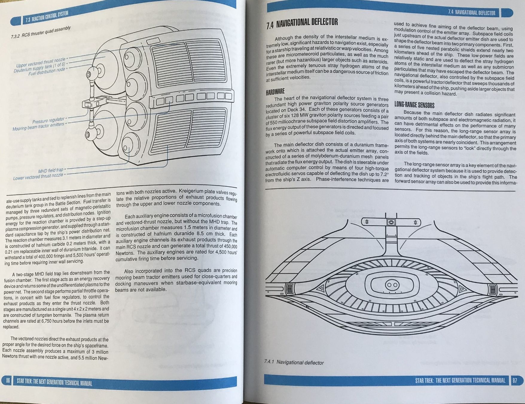 Libri: BUCH STARTREK TECHNICAL MANUEL 183 SEITEN – Usato da Ostermundigen venduto da wini63 4