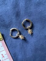Chloe Rose - Boucles d'oreilles soleil plaqué or ☀️ ✨