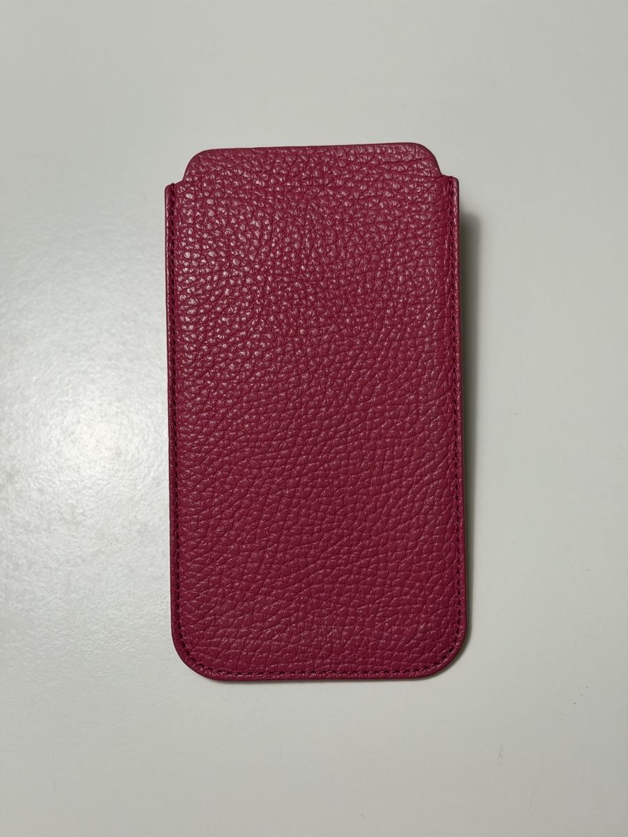 Cover & Protezioni schermo: Leder-Etui IPhone 13 Pro - Pink – Usato da Au ZH venduto da swissmatchpoint 1