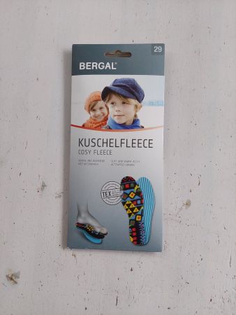 Bergal Einlegesohle Kuschelfleece Grösse 29