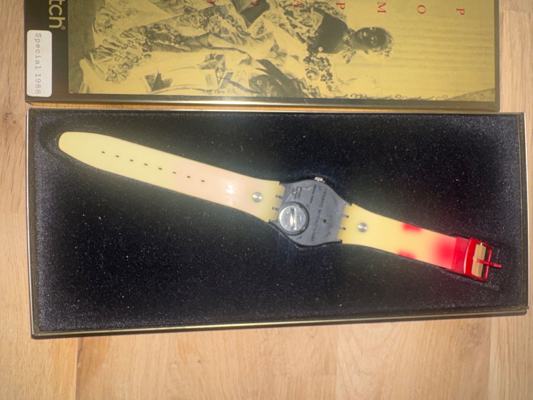 Montre Swatch Pompadour édition spéciale 1988 avec boîte (Neu und ...