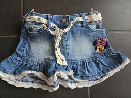Süsser Jeansrock Minnie Mouse Gr. 92