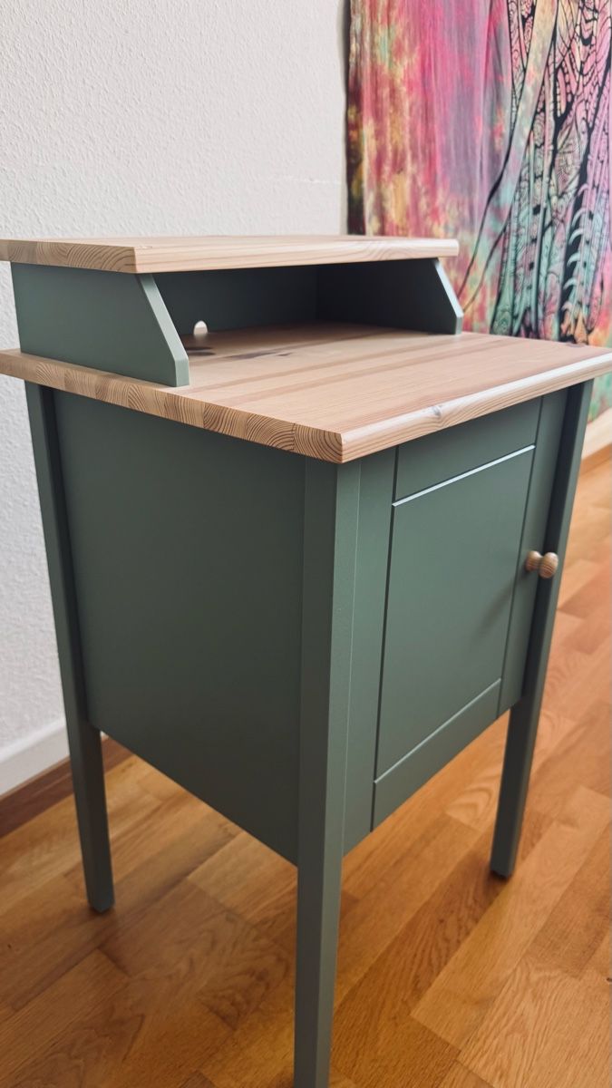 Ikea Nachttische: Nachttisch/Ablagetisch Graugrün/Kiefer – Neu (gemäss Beschreibung) aus Zürich von el_ramona 3