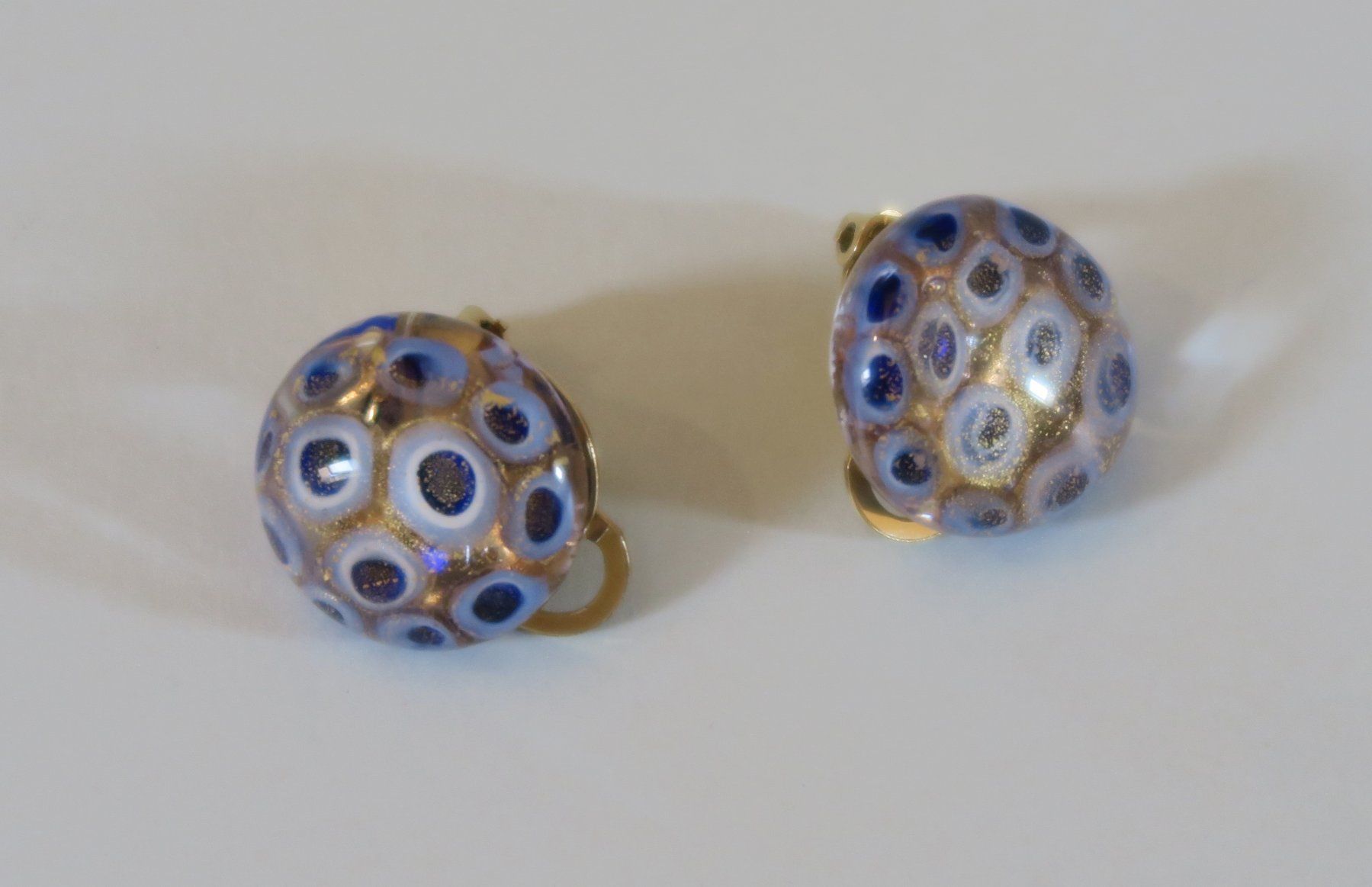 Orecchini pendenti & Orecchini a lobo: Ohrclip Glas blau/transparent – Usato da Brittnau venduto da marlenestone 3