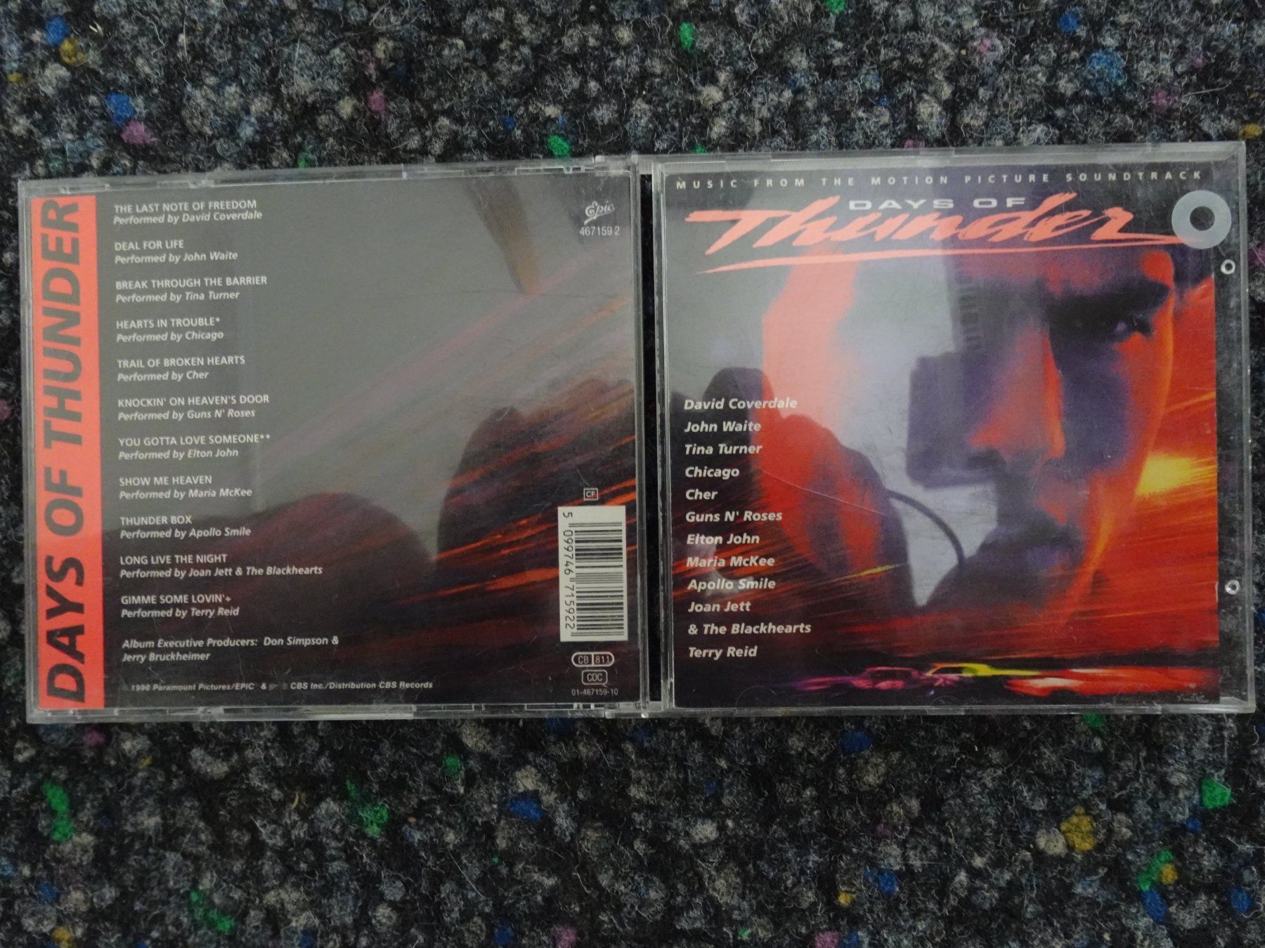 CD: CD : Soundtrack: Days of thunder – Usato da Lotzwil venduto da Kiddis