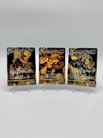 Pokémon VMAX Gold Black 3er Set Wulaosu Coronospa SWSH