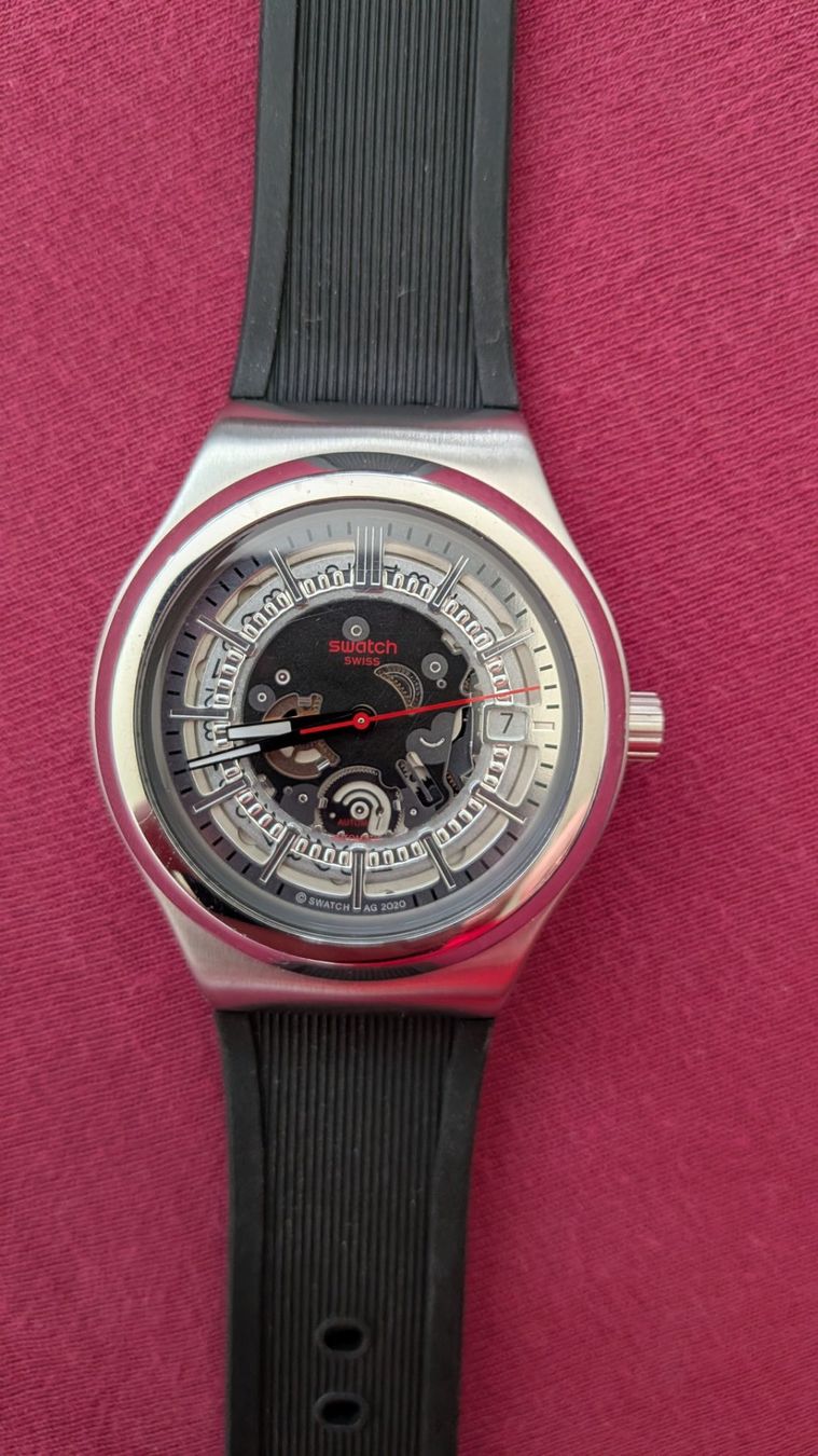 Swatch Uhren: Swatch YIS431 - SISTEM THROUGH AGAIN Herrenuhr – Gebraucht aus Cham von IKKEN 3