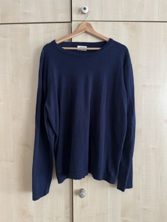 Hartford Pullover Baumwolle dunkelblau Grösse XL