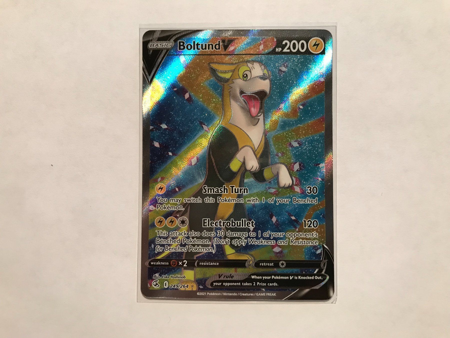 Pokémon Carte collezionabili: Boltund V Fullart EN – Usato da Hagendorn venduto da Pokecollectorch