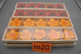 8 Pack Ahornblatt Kerzen, Dekokerzen, Nr. m20