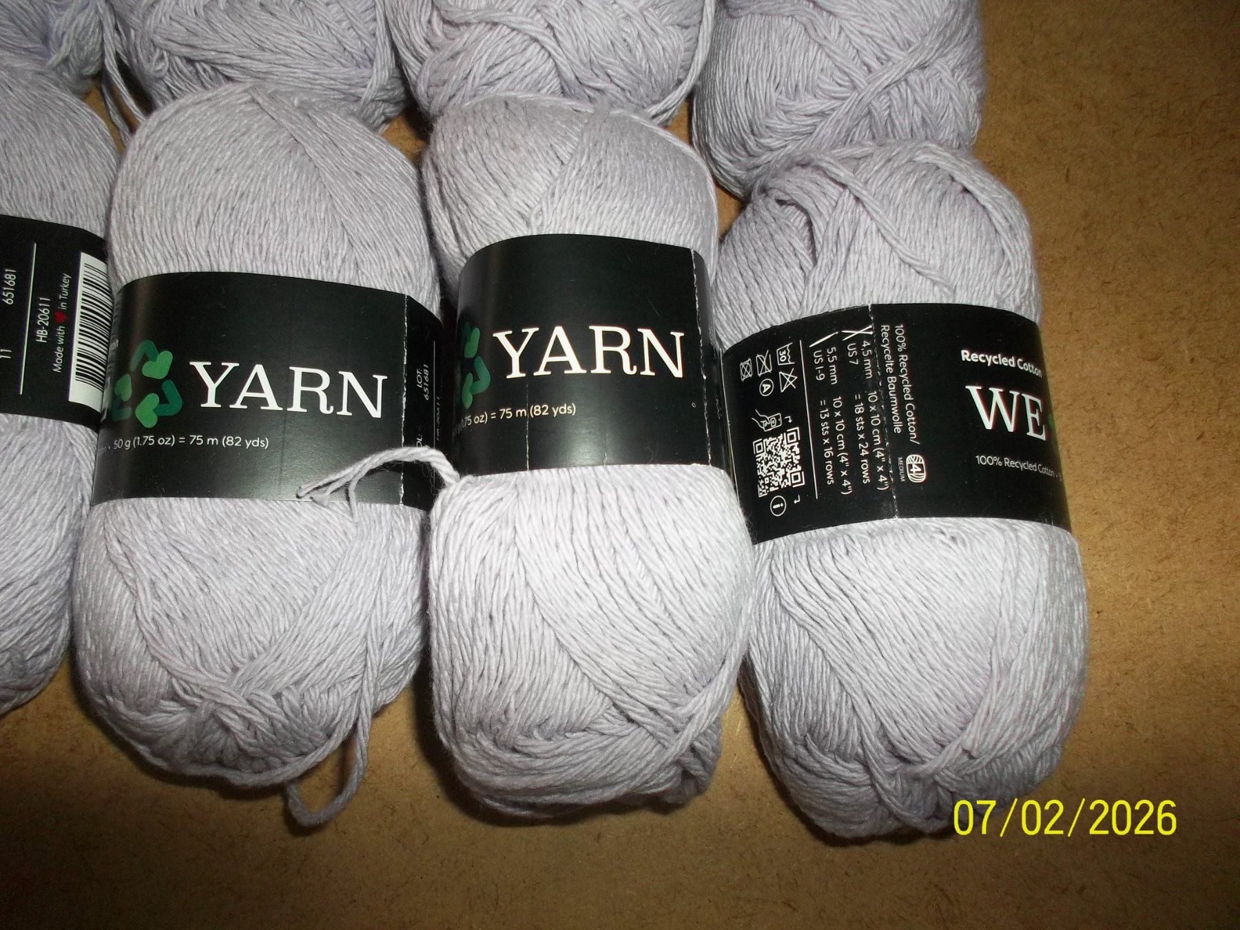 Lana: WE Love Yarn, recycled Cotton – Nuovo e nell'imballaggio originale da Root venduto da annaa19 1