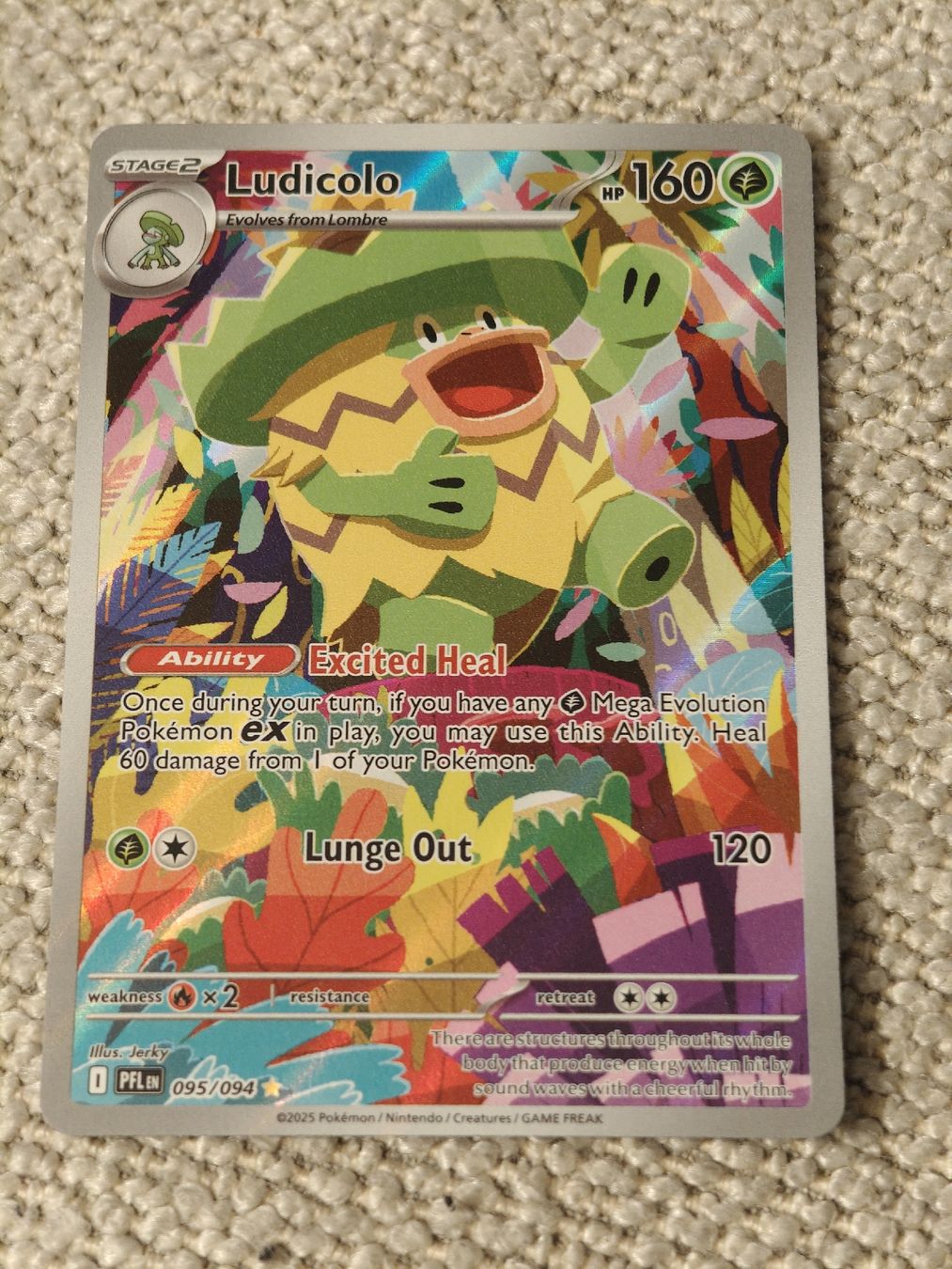Pokémon Carte collezionabili: Ludicolo 095/094 EN – Nuovo (secondo la descrizione) da Therwil venduto da Cordachu_Trade