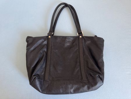 LIEBESKIND BERLIN LEDER-TASCHE, SCHWARZ, CA.40x25x12CM