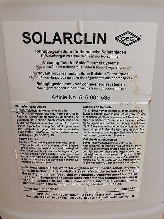 Dispositivi a energia solare: Solarreiniger für Thermische Elemente – Usato da Blumenstein venduto da olka007 3