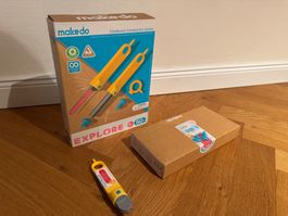 Makedo Karton-Konstruktionsspielzeug Neuwertig