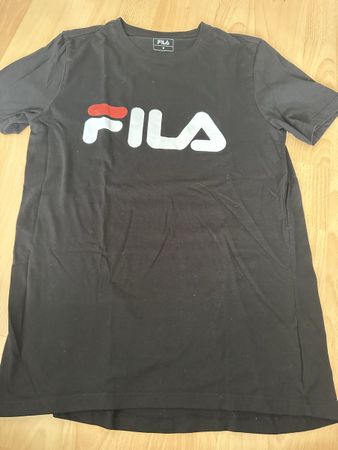 Schwarzes Fila T-Shirt, Grösse M