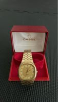 Omega Seamaster Quartz Damenuhr vergoldet mit Box