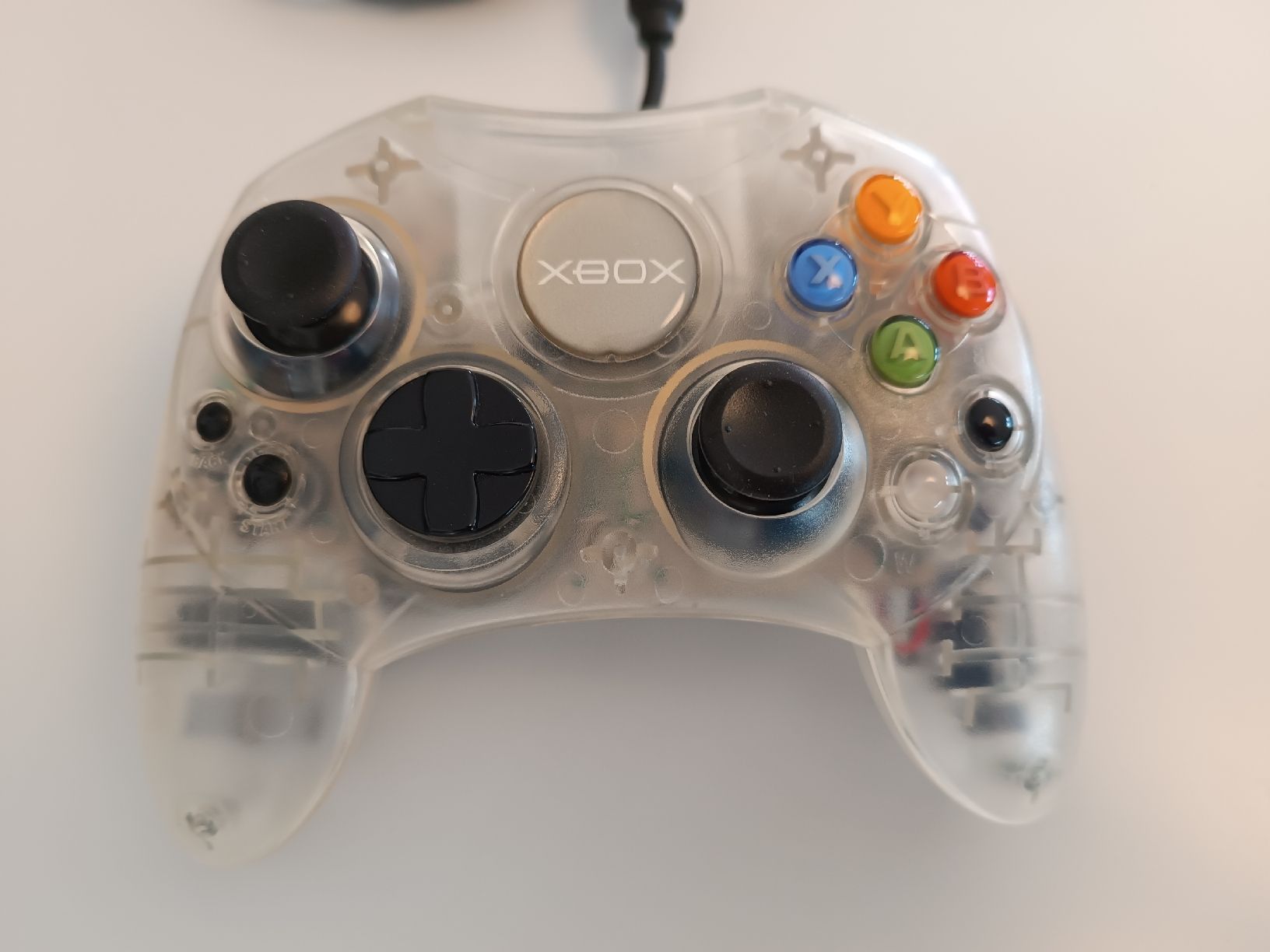 Microsoft Controller: OG XBox Controller Crystal – Gebraucht aus Gasel von