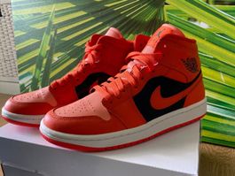 Nike Jordan Air 1 Orange Black (EU 38.5)
