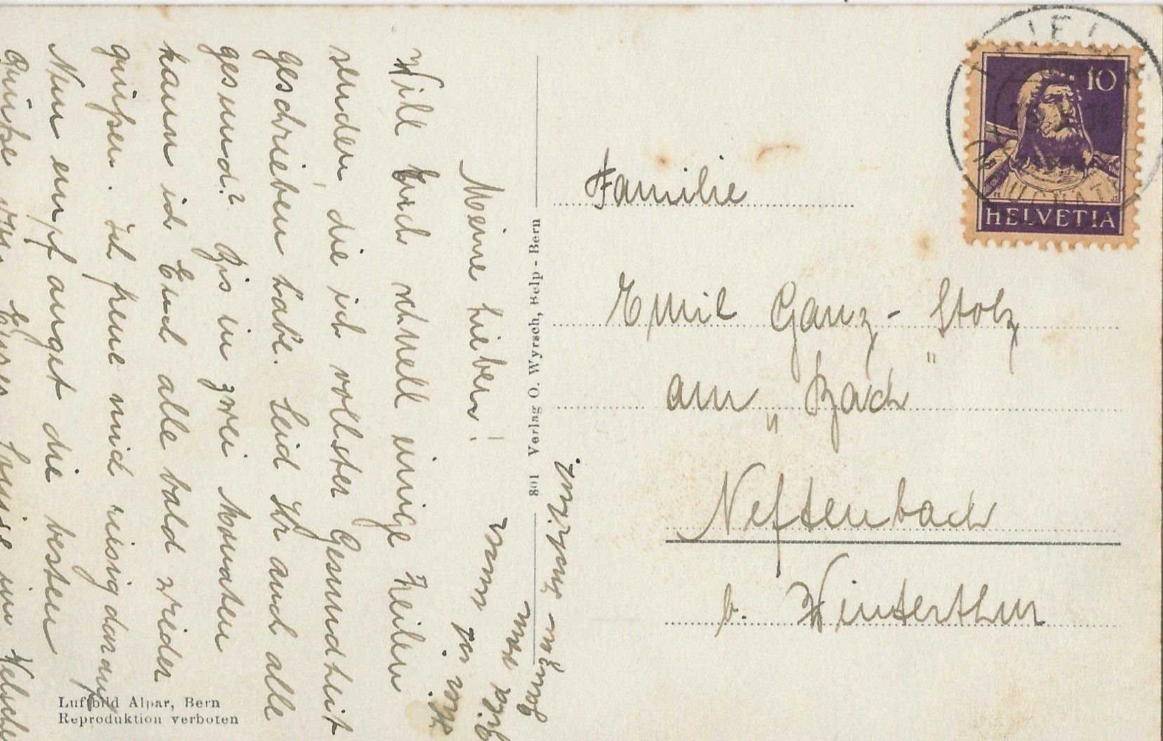 Cartoline postali: Montmirail, Thielle-Wavre – Usato da Frauenfeld venduto da Merk52 1