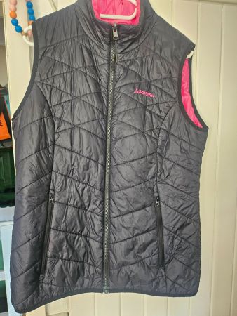 Schöffel Weste in coolem pink mit schwarz*****