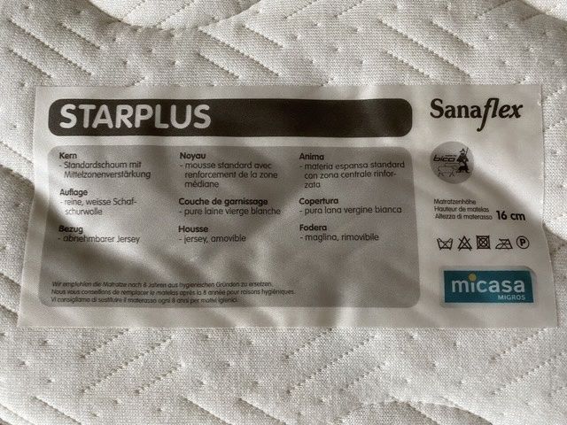 Micasa Materassi: Matratze 80 x 200 – Nuovo (secondo la descrizione) da Zürich venduto da Jaskam 1