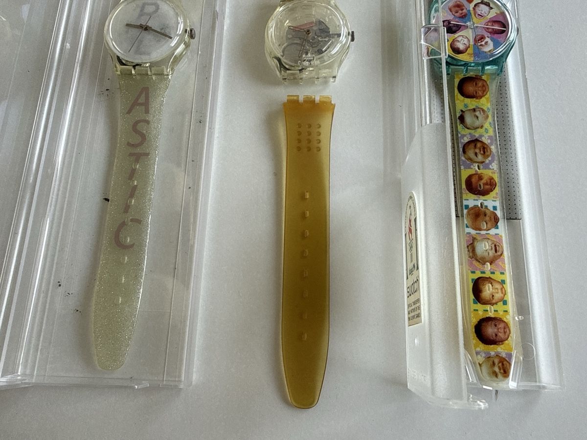 Swatch Montres: 3 x Swatch - 100% Plastic / Genetic Code / Sweet Baby  – Neuf (Voir description) à Wallbach par Nenex 5