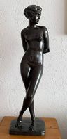 Bronze Akt, Die Keuschheit,um 1910, Ernst Seger.Sehr selten!
