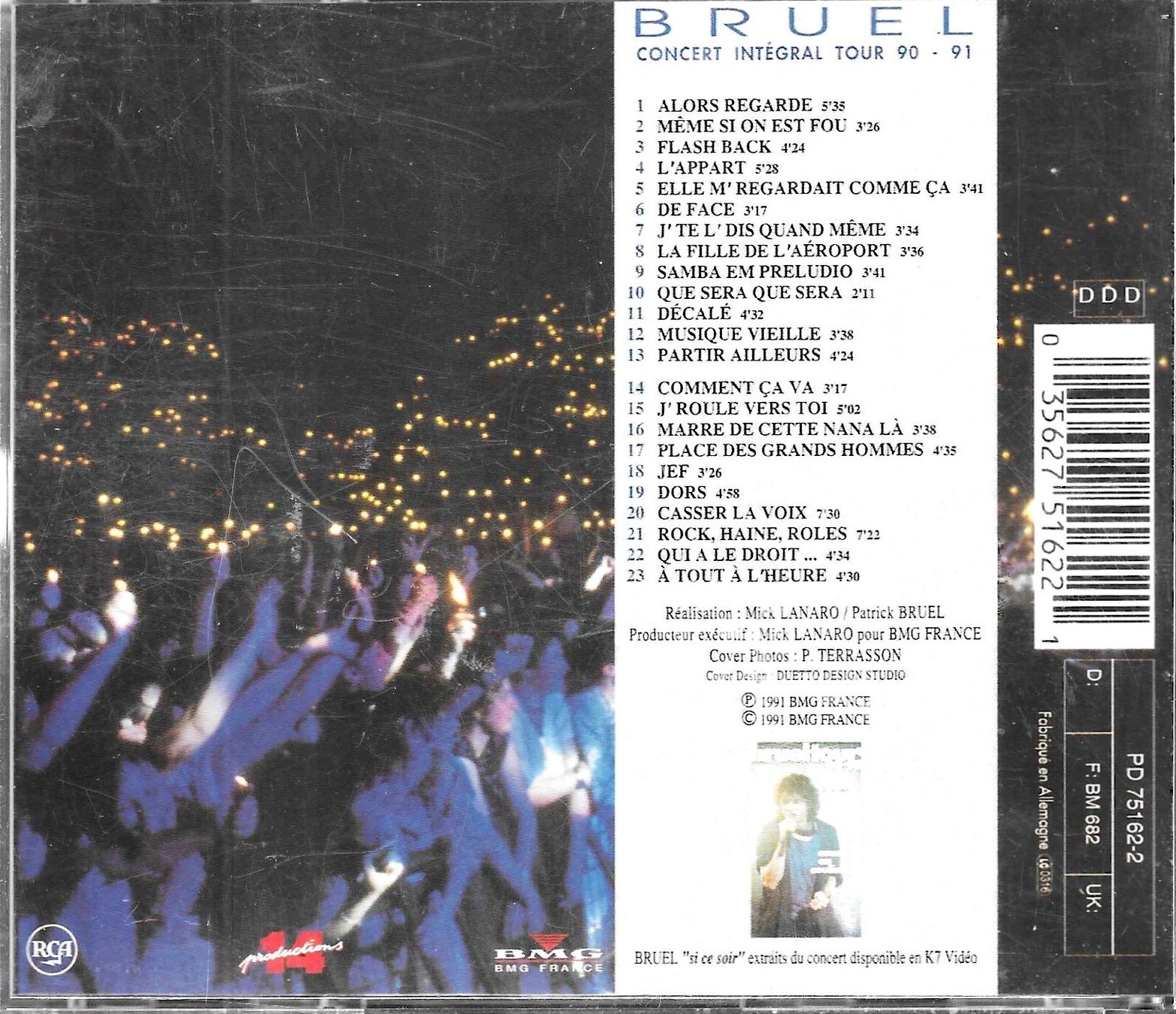CD: Patrick Bruel 2 CD's - Si ce soir... – Usato da Savagnier venduto da Ne2065 1
