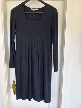 The Swiss Label Kleid, Grösse 42, Anthrazit Herbst
