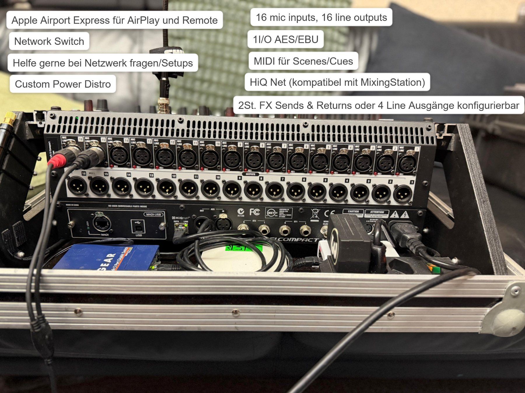 Soundcraft Console di mixaggio: Soundcraft Si Compact + Stagebox Set – Usato da Richterswil venduto da _AX_ 3