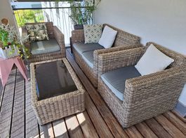 Schöne Gartenlounge outdoor