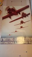 Plakat 4. Internationales Flugmeeting Zürich 1937 Fotografie