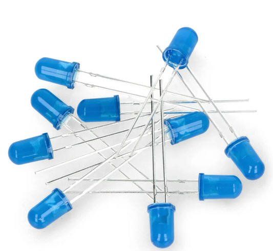 Componenti elettronici: LED Diode 5mm, Blau, 1000 Stück – Nuovo (secondo la descrizione) da Zurich venduto da led_matrix