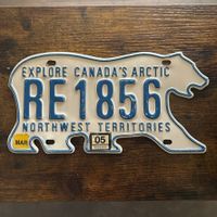 🇨🇦 Autoschild Northwest Territories RE1856 - KANADA