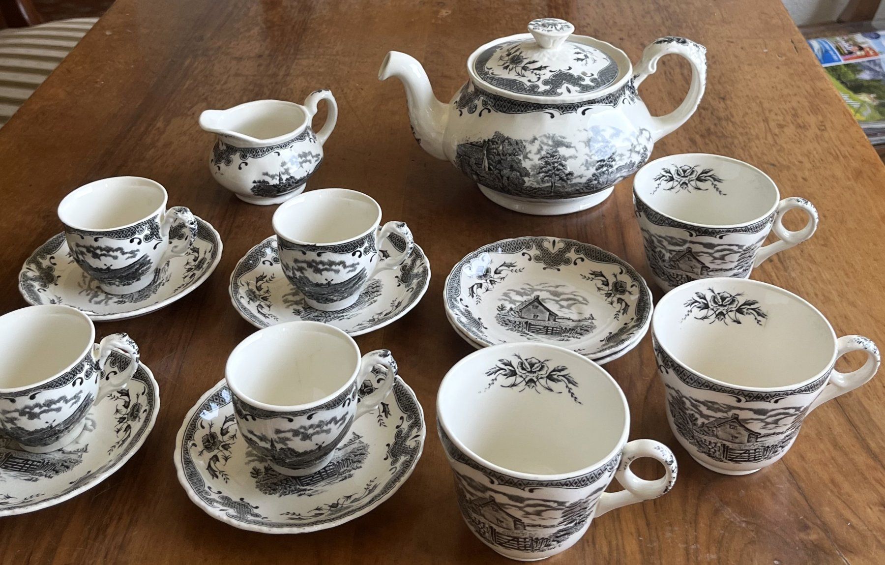 Set di piatti: W.H.Grindley England Teeges.16 Teile Scenes After Constable – Nuovo (secondo la descrizione) da Arlesheim venduto da Pyramide88 2