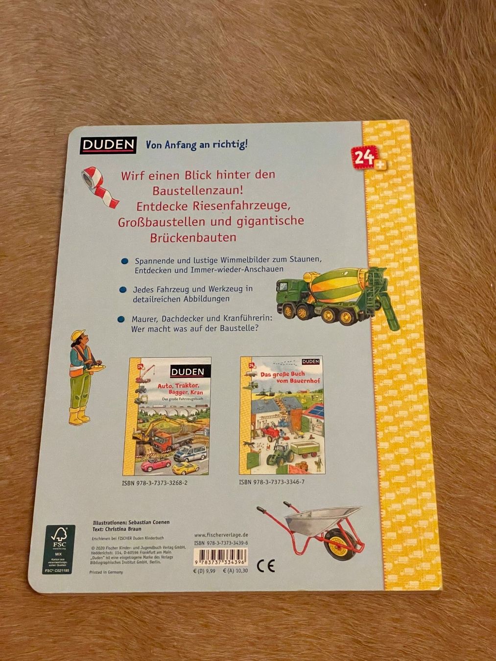 Libri: Wimmelbuch von DUDEN "Bagger, Kran & Tunnelbau" – Usato da luzern venduto da plueschmors. 1