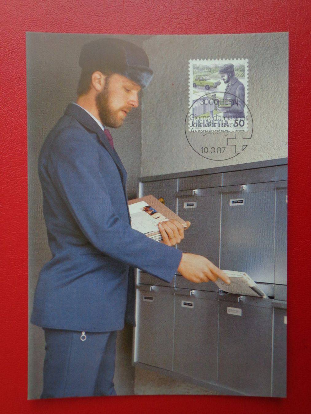Tutti i francobolli: Maximumkarte MK 10.3.1987 Dauermarken Postbeförderung – Nuovo (secondo la descrizione) da Le Locle venduto da aou_rf8w