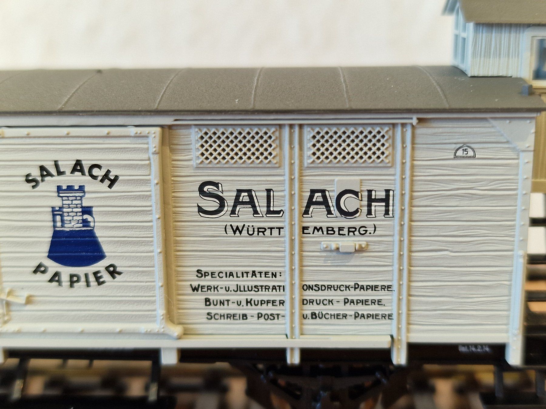 Trix Modellini di ferrovie: Güterwagen Salach Papier H0 – Nuovo (secondo la descrizione) da Matten b. Interlaken venduto da lor_hr9w 4