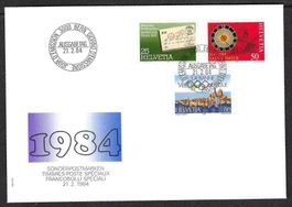 Sonderpostmarken 1984, Ersttagsbrief