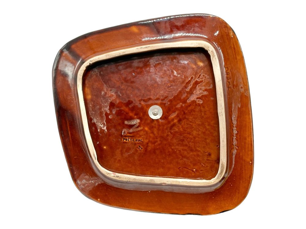 Magnifique plateau à fromages, vintage années 70, signé Didier à Poet Laval