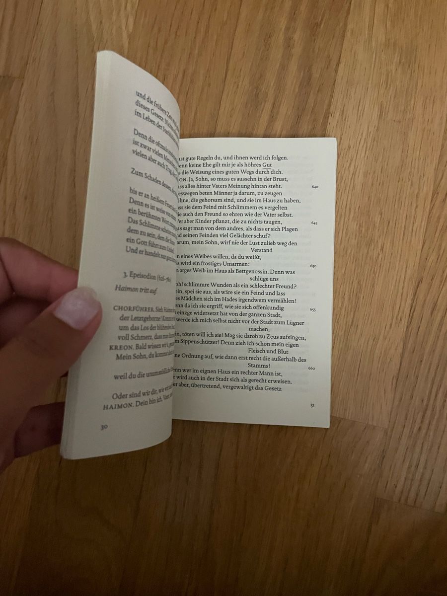 Libri: Antigone von Sophokles – Usato da Zürich venduto da estela22 1