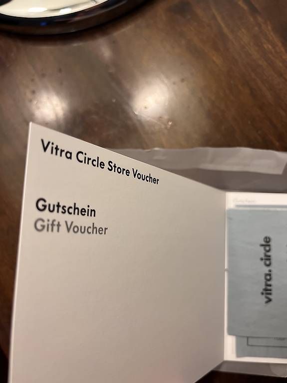 Buoni: Gutschein Vitra Circle Store – Usato da Zürich venduto da joe_zh8048 1