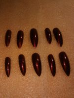 KÜNSTLICH FINGERNÄGEL,10 STÜCK,,,LANG,,ROT