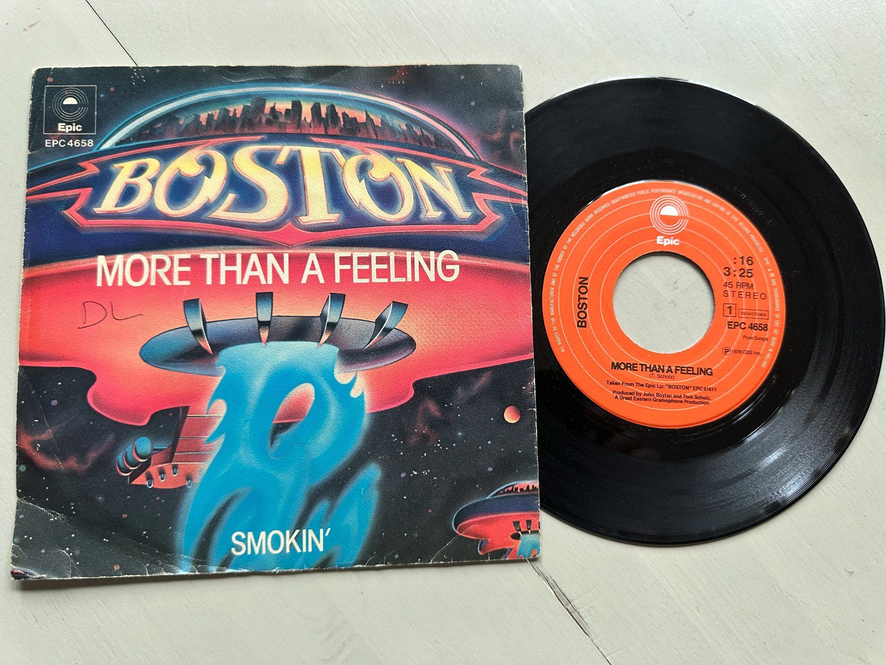 Dischi in vinile: BOSTON tolle Single More than a feeling Hard Rock Kult Top – Usato da Basel venduto da Partridge