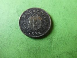 Schweiz 1872,  5 Rappen