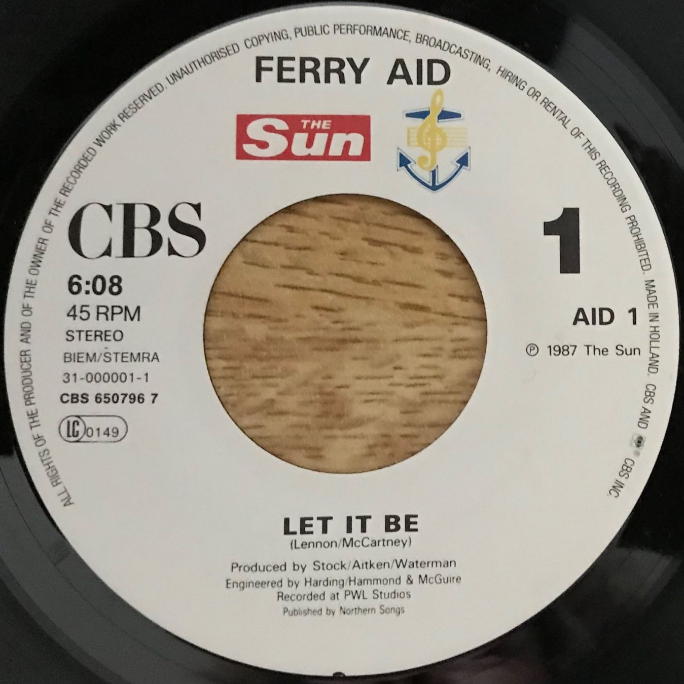 Dischi in vinile: FERRY AID - LET IT BE – Usato da Bussigny venduto da vinyl-pas-cher 2